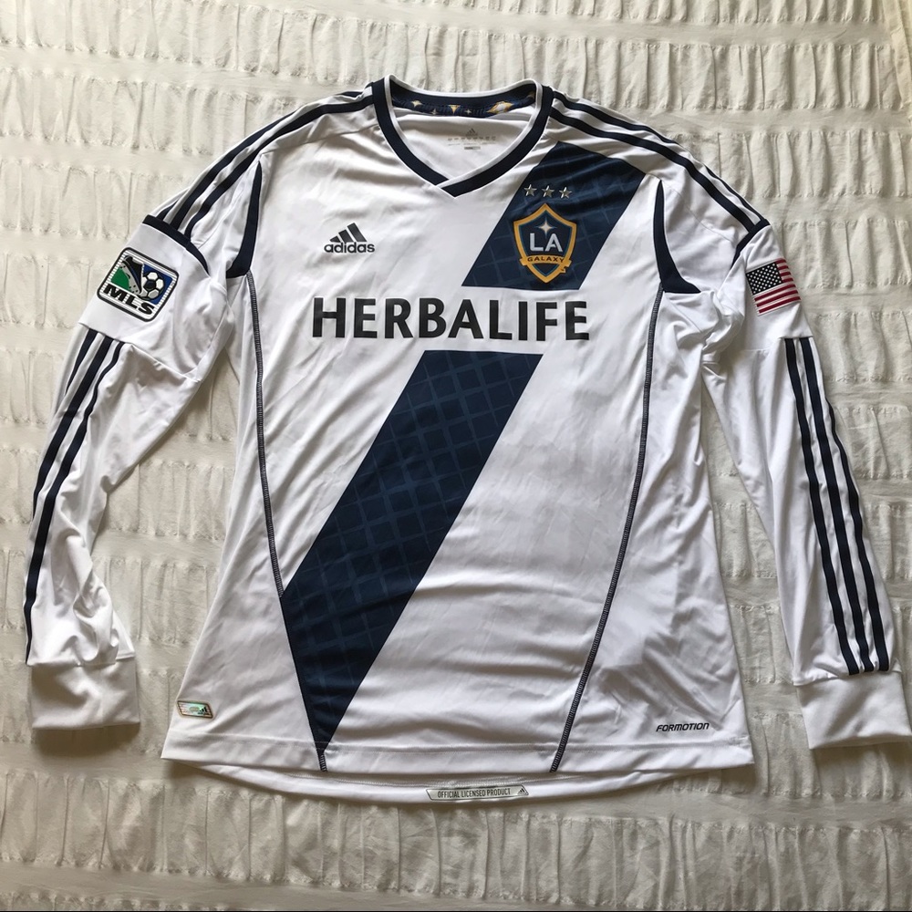Adidas MLS LA Galaxy Authentic Custom Jersey